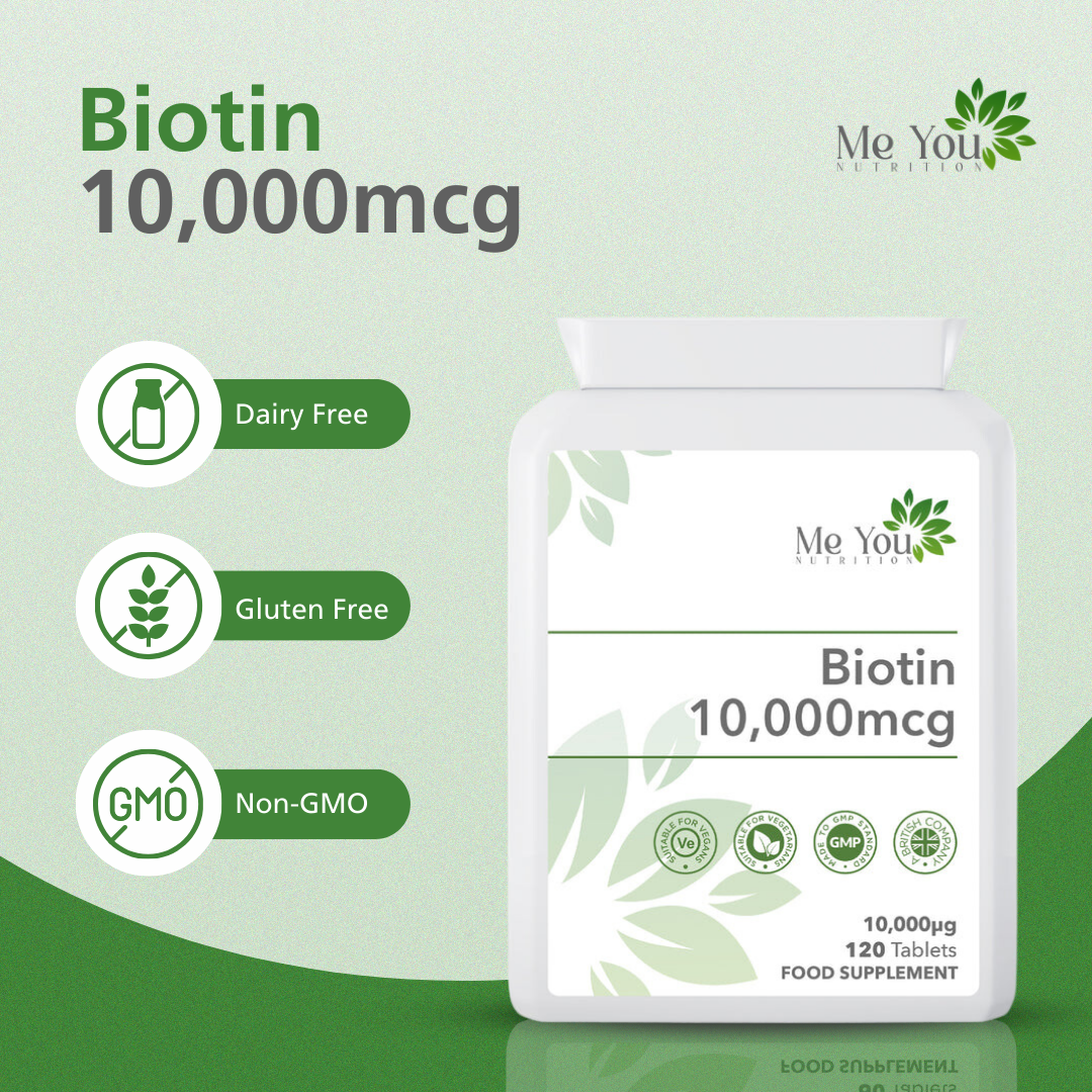 Biotin 10000µg 120 Tablets