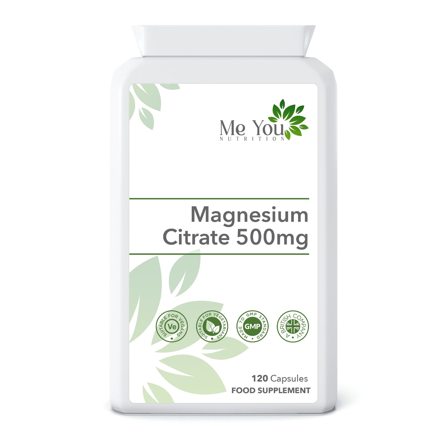 Magnesium Citrate 500mg 120 Capsules