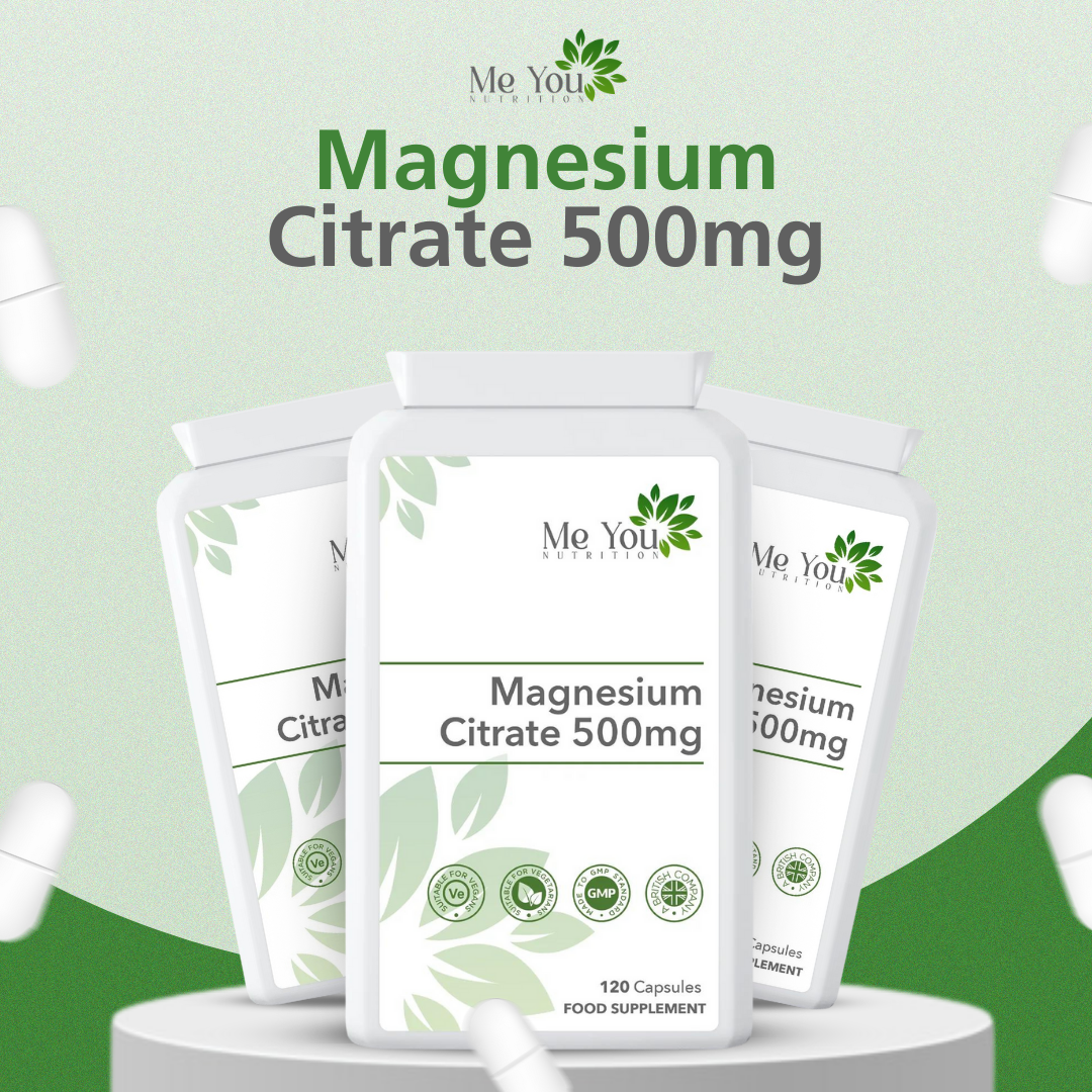 Magnesium Citrate 500mg 120 Capsules